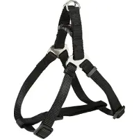 Trixie Premium One Touch Geschirr - schwarz - 50–65 cm/20 mm