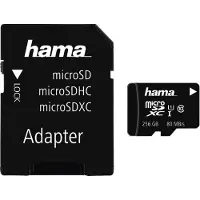 Hama 256GB MicroSDXC UHS-I, 256 GB, MicroSDXC, Klasse 10, 80 MB/s, Schwarz