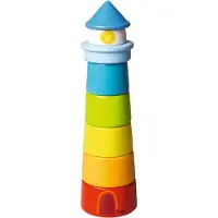 Haba Stapelspielzeug Stapelspiel Leuchtturm 1 St