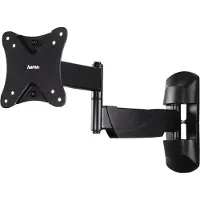 Hama TV-Wandhalterung FULLMOTION, 3 Sterne, 66cm (26"), 2 Arme, Schwarz