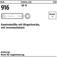 FAST-X Gewindestift DIN 916 Ringschn./Innen-6-Kant M 10 x 60 45 H