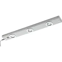 Eglo Unterbauleuchte Kob LED mit Schalter, nickel matt, alu / grau / zink, für Küche, Metall, Modern, Unterschrankleuchten