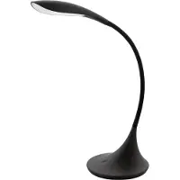 Eglo 94673 DAMBERA LED Tischleuchte 4,5W Schwarz 3-step dimming warmweiss dimmbar