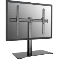 Equip 32"-55” TV-Tischfußhalterung, 81,3 cm (32"), 139,7 cm (55"), 40 kg, 600 x 400 mm, Glas, Metall, Schwarz