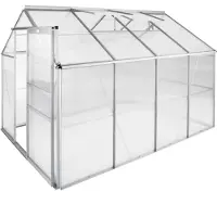 TecTake Gewächshaus 7,7 m³ 185 x 250 x 195 cm