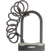 M-Wave B&s Shackle Bügelschloss Schwarz 165 x 247 mm Schwarz 165 x 247 mm