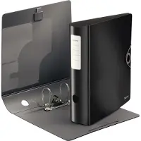Leitz Ordner Active Solid A4 82mm schwarz, A4, Lagerung, Hartschaumstoff, Schwarz, 500 Blätter, 8,2 cm