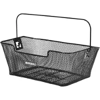 Basil Hinterradkorb Capri 30,5x34,5x18cm, sw, engmaschig, abgesch