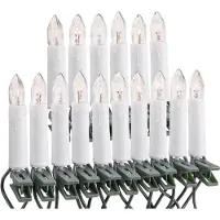 Hellum Lichterkette Riffelkerze für Innen 15tlg; 611618