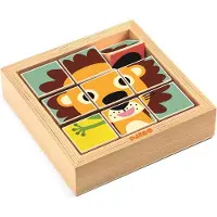 Djeco Puzzlespiel - 9 Teile - Tier - - One Size - Puzzlespiele