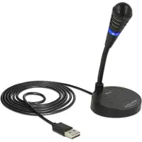 DeLOCK 65868, PC-Mikrofon, -37 dB, 70 - 15000 Hz, 2200 Ohm, 16 Bit, 48 kHz