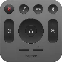 Logitech MeetUp, Webcam, RF Wireless, Drucktasten, Grau