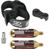 Zéfal Kit co2-Pumpe + Patronenhalter + 2 Patronen mit Schrauben 16 g