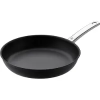 WMF Steak Profi 1771286021, Rund, Schwarz, Edelstahl, Keramik, Gas, Halogen, Induktion, Edelstahl, 28 cm