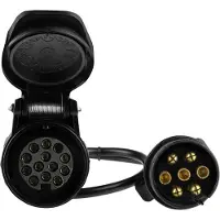 Las 10013 Anhænger adapter [13-polet stik - ] Plastic
