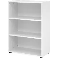 Hjh OFFICE PRO BETA 9 | Regal | 3 OH | 80 cm - Weiß