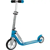 Hudora Little BigWheel Scooter - himmelblau - Aluminium-Roller für Kinder ab 3 Jahren - höhenverstellbar & zusammenklappbar - für bis zu 100kg