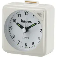 Hama Wecker Reisewecker "A50", Weiß