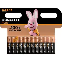 Duracell Plus New AAA BPH12 (MN2400/LR03)