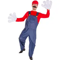 TecTake Dressforfun Faschingskostüm Superklempner Mario - Größe XL - Herren