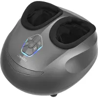Naipo Fußmassagegerät Elektrisch Fußmassage Gerät mit Wärmefunktion Shiatsu Fuss Massage Kneten Klopf Füße mit Rollen & Luftkompression gegen müde Füße und Beine für Zuhause Büro