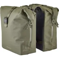 Basil SoHo Doppelpacktasche Nordlicht 41l grün 2023 Gepäckträgertaschen