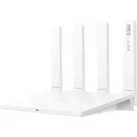 Huawei WiFi AX3 (Quad-core), Wi-Fi 6 (802.11ax), Dual-Band (2,4 GHz/5 GHz), Ethernet/LAN, Weiß, Tabletop-Router