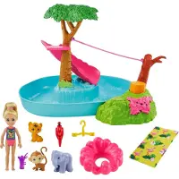 Barbie Chelsea Der Verlorene Geburtstag Spritziges Pool-Überraschungs-spielset