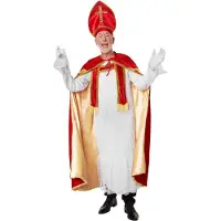 TecTake Herrenkostüm St. Nikolaus in klassischen Farben