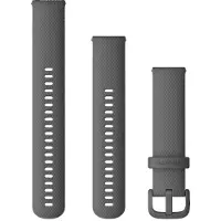 Garmin Quick Release, Band, Silikon, Grau, 20 mm