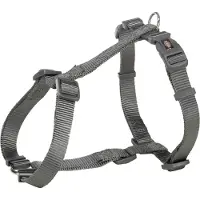 Trixie Premium H-Geschirr - grafit - 60–87 cm/25 mm