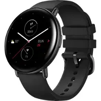 Xiaomi Zepp E Smartwatch rund Onyx schwarz Elastomer-Armband
