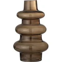 Bloomingville Rauke Vase Braun - , Braun / Rost, für Wohnzimmer, Glas