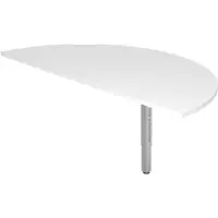 Hjh OFFICE PRO RA160 G - Ansatztisch 160x80 Grau