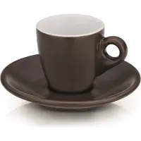 kela Espressotasse mit Untertasse Mattia Braun (2-teilig)