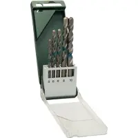 Bosch Accessories 2609255417 Beton-Spiralbohrer-Set 5teilig 5 mm, 6 mm, 6 mm, 8 mm, 10 mm Zylinderschaft 1 Set