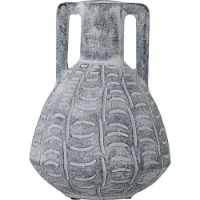 Creative Collection Kreative Sammlung Rane Vase | Grau | Keramik | 82053780