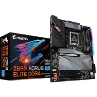Gigabyte X690 Aorus Elite DDR4 Mainboard, Intel-Sockel 1700, 12. Gen., ATX Fast 2 Z690 AORUS ELITE DDR4