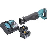 Makita DJR 186 RF Akku Reciprosäge Säbelsäge 18 V + 2x Akku 3,0 Ah + Ladegerät