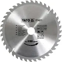 YATO Kreissägeblatt Ø250 mm - 40T - Innendurchmesser 30 mm