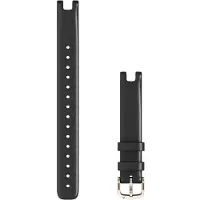 Garmin Wechselarmband Lily 14mm ital. Leder Schwarz/Elfenbein