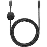 Native Union Desk, 2,4 m, USB C, USB C, USB 2.0, 0,48 Gbit/s, Schwarz