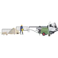 Busch 7904 H0 Hako Multicar med kompressor og tryklufthammer