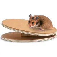 Karlie Laufscheibe Bogie Disc Nagerspielzeug Holz Natur Durchm. 25 cm