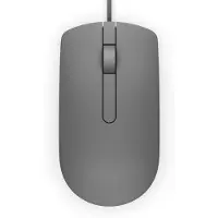 Dell MS116, Beidhändig, Optisch, USB Typ-A, 1000 DPI, Grau
