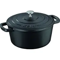 kela Kasserolle Calido Schwarz 4L