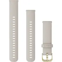 Garmin Silikonarmband - 18 mm Anschluss - Light Sand / Gold