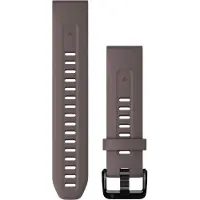 Garmin Quickfit-armbänder, Silikon shale gray/schwarz 20 mm