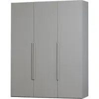 Woood "Rens Nussbaumdekor lackiert mit Rollführung und sichtbare Maserung" H 210 x B 165 x T 58 cm, Wandbefestigung empfohlen, Kombinierbar