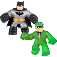 Goo Jit Zu Toys 41228 - HEROES OF GOO JIT ZU DC S2 - Metallic Batman vs The Riddler